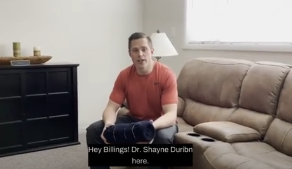 Use a towel to minimize lower back pain