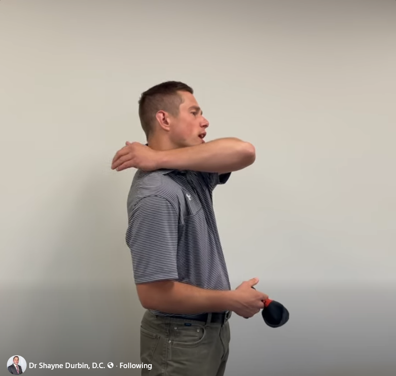 Billings Chiropractor shows how to exercise the upper back